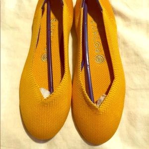 Rothy’s lemon drop flat